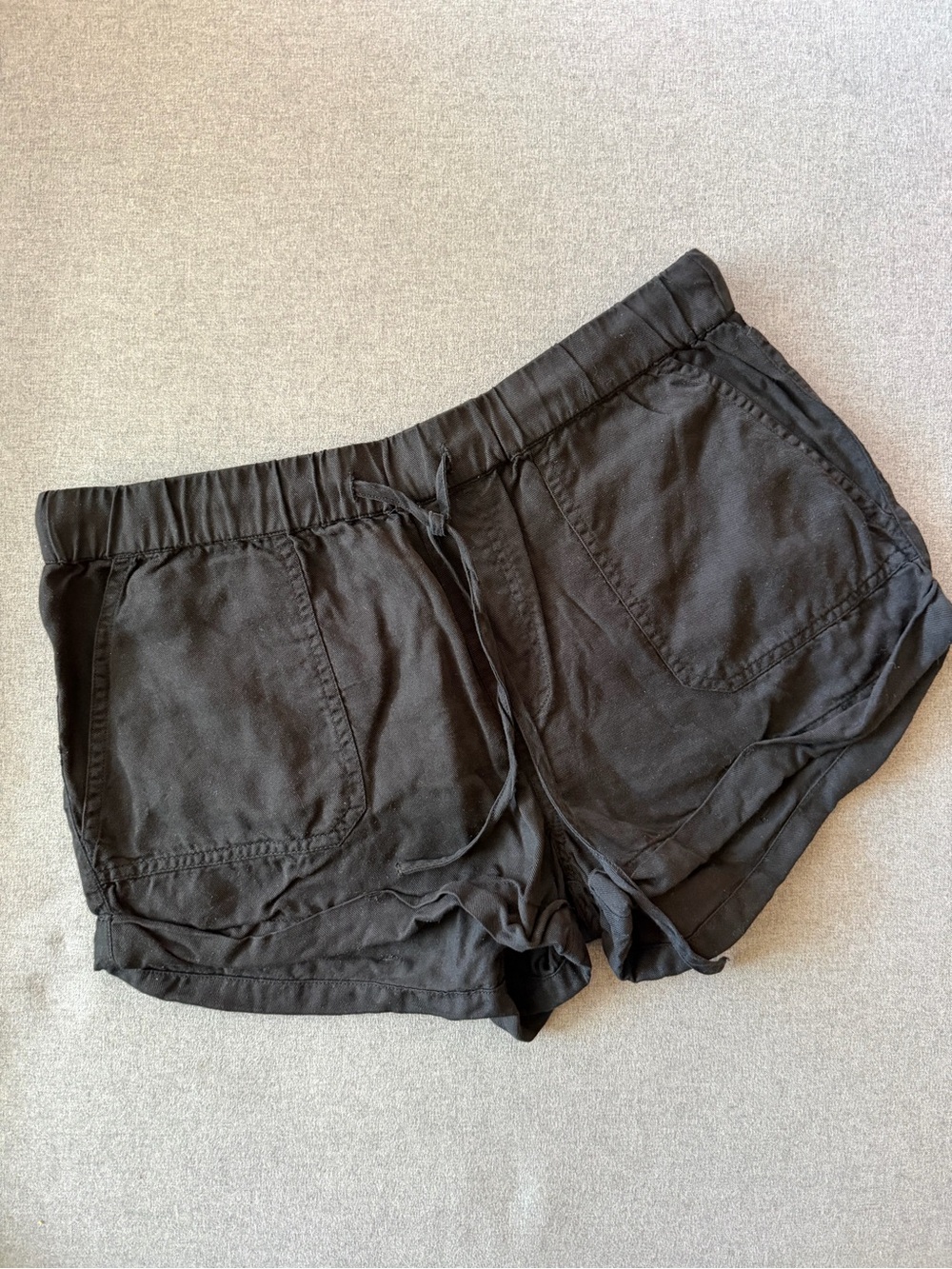 Volcom Women’s Black Drawstring Pocket Shorts